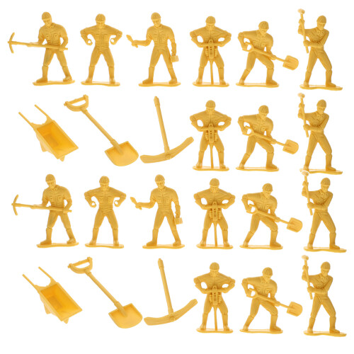 315Pcs Miniature Construction Worker Plastic Figures for Kids Play 1
