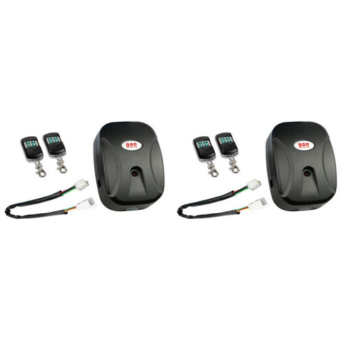 2X Universal Garage Door Wireless Remote Controls Chain Type External Electric Roller Shutter Door Controller 433Mhz