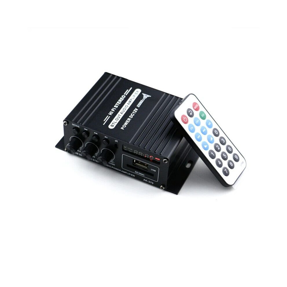 Audio Amplifier 2.0 Channel Auto Music Subwoofer Speaker 20W+20W Digital Audio Amplifiers Hifi Stereo Usb Otg Input 4711208230361