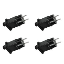 4X 3.5V 3.6W Plug LED Power Supply LED Transformer Plug Adapter IP44 Waterproof Power Christmas Lamp Adapter EU PLUG