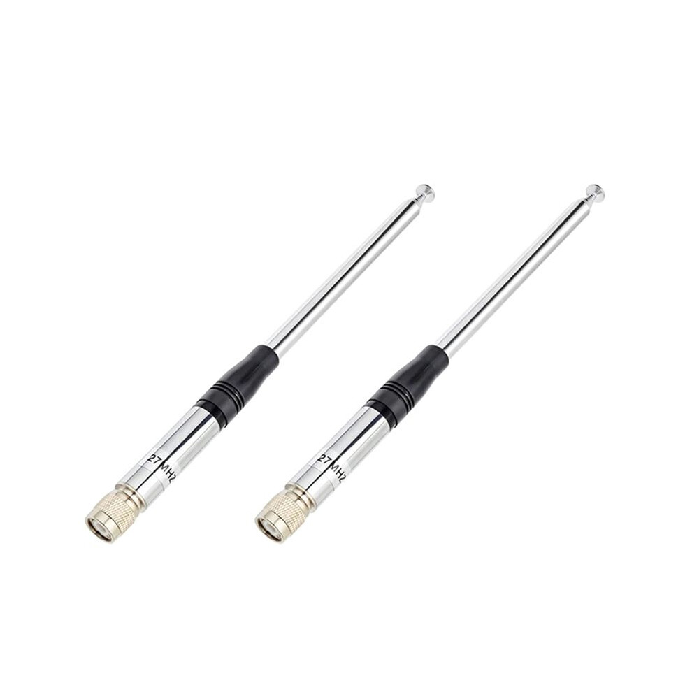2X 27Mhz Telescopic Antenna Tnc Connector Aerial For Short Wave Radios Walkie Talkie Rod Antenna 4714120608980