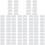 100Pcs White Vertical Blind Fittings Plastic Bottom Weights Slats 4