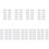 100Pcs White Vertical Blind Fittings Plastic Bottom Weights Slats 6