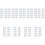 100Pcs White Vertical Blind Fittings Plastic Bottom Weights Slats 7