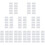 100Pcs White Vertical Blind Fittings Plastic Bottom Weights Slats 8