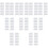 100Pcs White Vertical Blind Fittings Plastic Bottom Weights Slats 9