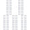 100Pcs White Vertical Blind Fittings Plastic Bottom Weights Slats 11