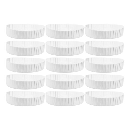 200Pièces Couvercles Blancs Jetables Pour Papier Hôtels Fêtes 1