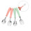 1Set Kids Stainless Steel Fork and Spoon Set Durable Safe 6