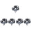 5Pcs Hard Hat Accessories Breathable Liner Insert with Rotary Knob 7