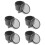 5Pcs Portable Grey Pc Retainer Holder Compact Denture Storage Case 8