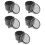 5Pcs Portable Grey Pc Retainer Holder Compact Denture Storage Case 9