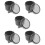 5Pcs Portable Grey Pc Retainer Holder Compact Denture Storage Case 10