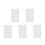 20Pcs Transparent Pe Golf Ball Display Rack Portable Case for Display 7