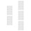 20Pcs Transparent Pe Golf Ball Display Rack Portable Case for Display 8
