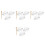 4Sets Porcelain Tea Dosing Cups Scoop Coffee Bean Holder White 5