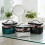 Make-uptasje, cosmetica-organizer, middelgroot, dubbellaags, voor op reis 4