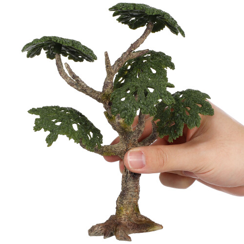 4Pcs Plastic Miniature Trees for Model Railroads and Landscape Scenery 1