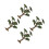 4Pcs Plastic Miniature Trees for Model Railroads and Landscape Scenery 4