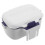 5Pcs White Insulated Bait Storage Box Portable for Worms and Maggots 3