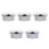 5Pcs White Insulated Bait Storage Box Portable for Worms and Maggots 4