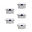 5Pcs White Insulated Bait Storage Box Portable for Worms and Maggots 5