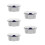 5Pcs White Insulated Bait Storage Box Portable for Worms and Maggots 6