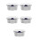 5Pcs White Insulated Bait Storage Box Portable for Worms and Maggots 7