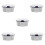 5Pcs White Insulated Bait Storage Box Portable for Worms and Maggots 8