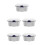 5Pcs White Insulated Bait Storage Box Portable for Worms and Maggots 10