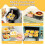 40-Pack 5oz Square Aluminium Mini Cake Pans with Lids 5