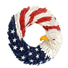 Accipiter Independence Day Wreath Holiday Gift 7.4 Handmade-L