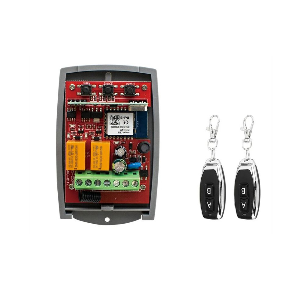 Wifi 433Mhz Rolling Code Garage Door Remote Control Rf Receiver Relay 85-250V Life App 6031598379173