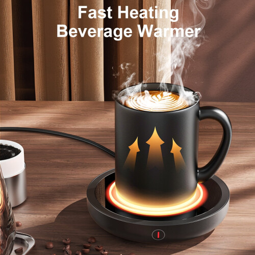36W Electric Mug Warmer with 3 Temp Settings 2