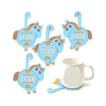 Set van 4 unieke matten met dierenthema voor warme en koude-6
