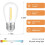 S14 LED String Light Bulbs E26 Base 1W 2700K Warm White 2