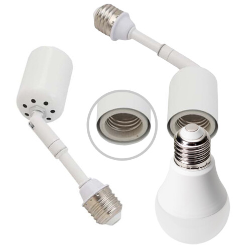 E27 lamphouder keramische uitschuifbare draaibare adapter 1