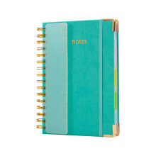 Twin-coil bindend schrijfdagboek met 270 pagina's-meer blauw