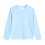 Mädchen-Langarmshirt, hellblau, einfarbig, Größe 4–14 Jahre 5