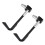 3Pairs Durable Aluminum Handlebar Protector for Motorcycle Silver 2
