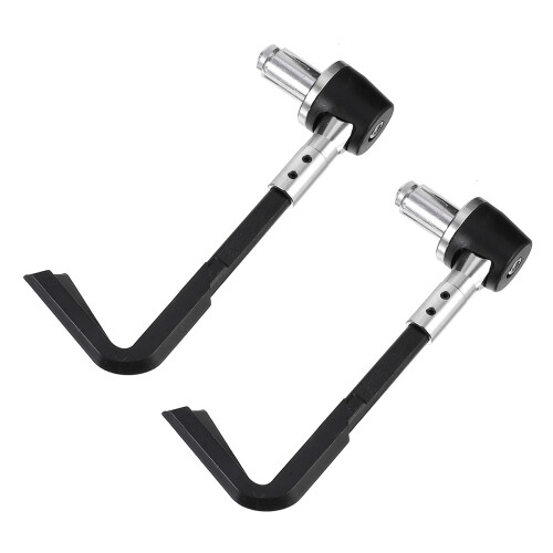 3Pairs Durable Aluminum Handlebar Protector for Motorcycle Silver 1