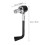 3Pairs Durable Aluminum Handlebar Protector for Motorcycle Silver 3