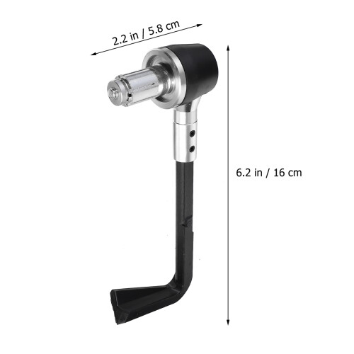 3Pairs Durable Aluminum Handlebar Protector for Motorcycle Silver 2