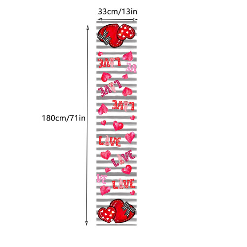Valentine's Day Table Runner 33x180cm 2