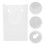 10Pcs Transparent Wall Mount Brochure Holder Durable Acrylic Organizer 11