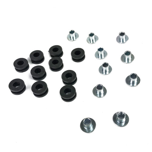 Κιτ 10 τεμαχίων Universal Rubber Grommet, διπλής όψης, κλειστού ελαστικού δακτυλίου, 2