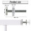 Pet Gate Spindle Rod Extension Kit Pressure-Mounted 2-Pack 3