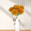 Artificial Fall Chrysanthemums Orange Bouquet 12 Stems 4