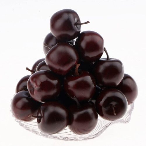 Set di 30 mini frutti artificiali – Limone e uva realistici 1