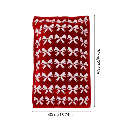Red Heart doppelseitiges Baumwollhandtuch 70x40cm 1